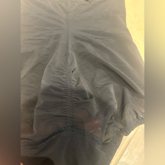 Flexees Black Floral Shapewear Bodysuit - Picture 4 of 6